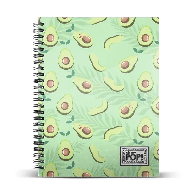 oh-my-pop-awacate-cahier-a4-quadrill-120-feuilles-rigide image 1