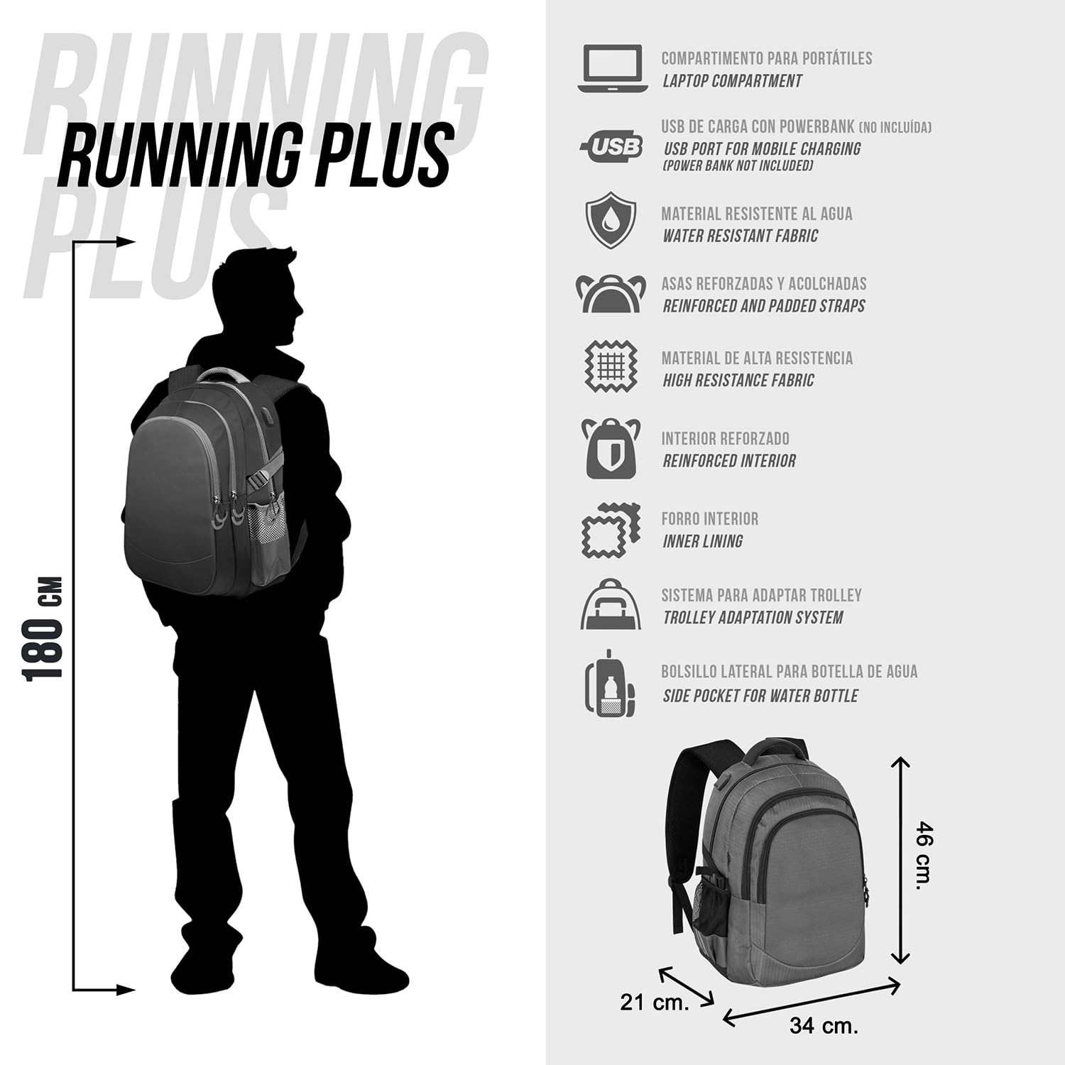 oh-my-pop-melty-melon-sac-dos-running-plus-vert-32l image 5
