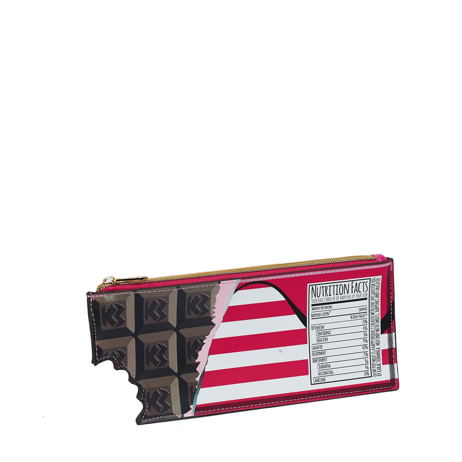 oh-my-pop-chocolat-trousse-crayons-rose-25-cm image 2