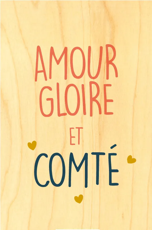 hironwoods-carte-postale-bois-amour-gloire-et-comt image 1