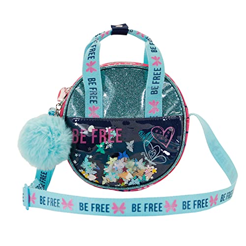 oh-my-pop-be-free-sac-bandouli-re-rond-rose-paillettes image 6