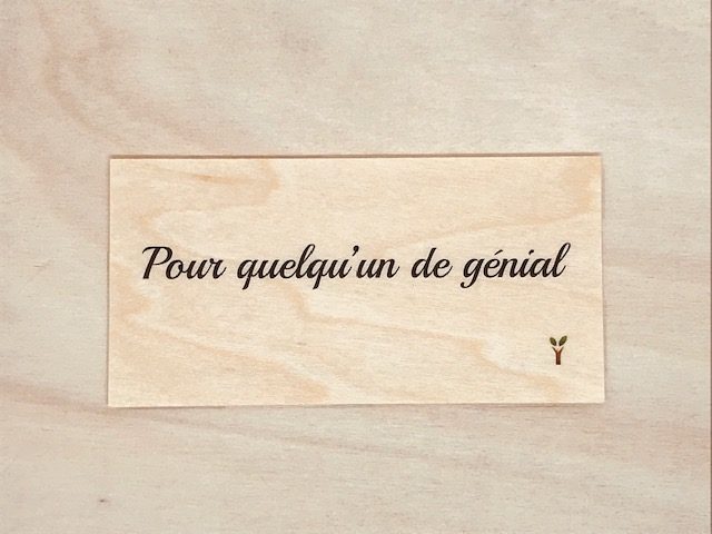hylarion-cartes-g-nial-carte-bois-message-10x5-cm image 1