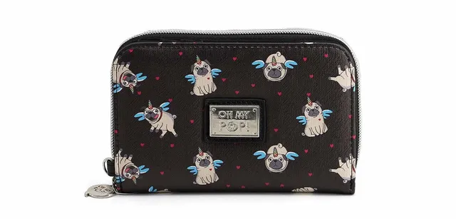 oh-my-pop-pandicorn-portefeuille-noir-cartes-zipp image 1