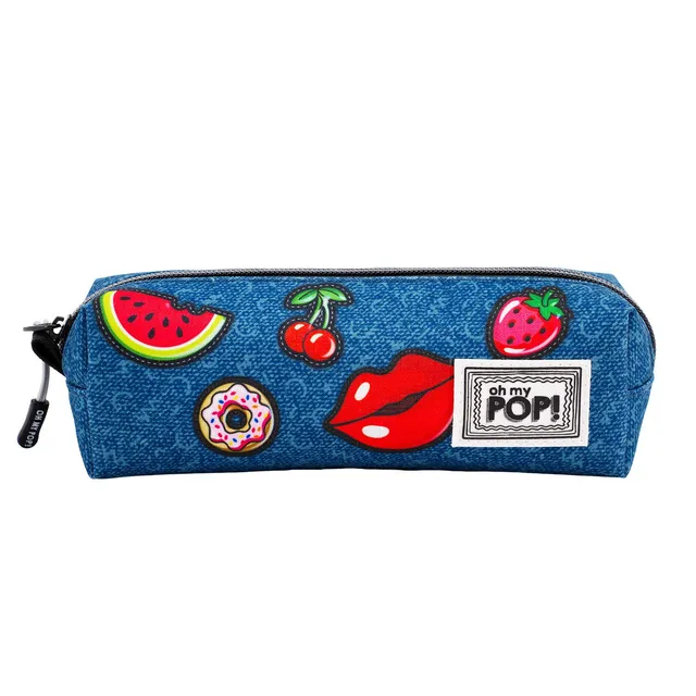 oh-my-pop-patches-carr-hs-trousse-bleu-fonc image 1