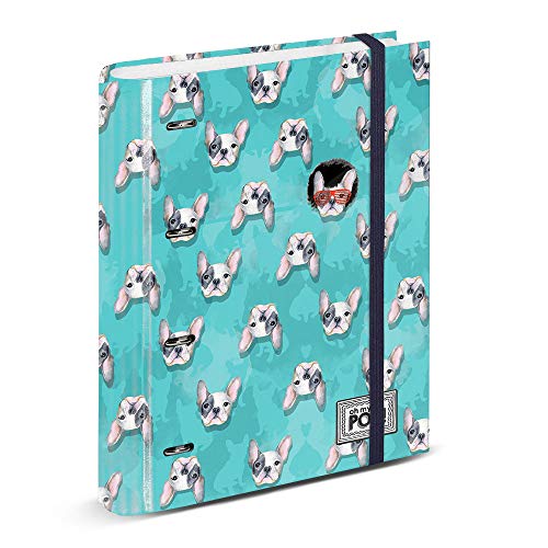 oh-my-pop-doggy-classeur-anneaux-a4-lastique-4-anneaux image 2