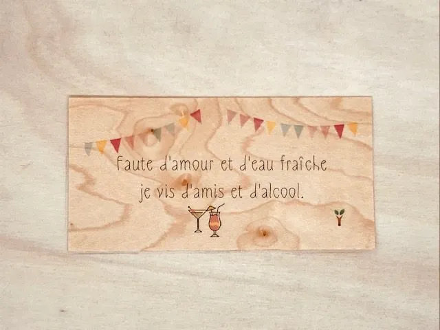 hylarion-cartes-faute-d-amour-carte-bois-10x5-cm-bois-massif image 1