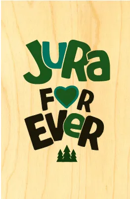 hironwoods-carte-postale-bois-jura-for-ever-carte-100x150mm-message image 1