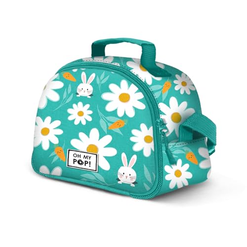 oh-my-pop-blooming-sac-repas-isotherme-turquoise image 2