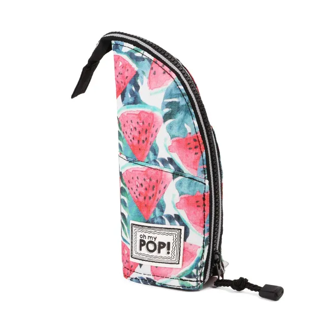 oh-my-pop-watermelon-trousse-verticale-rouge-bureau image 1