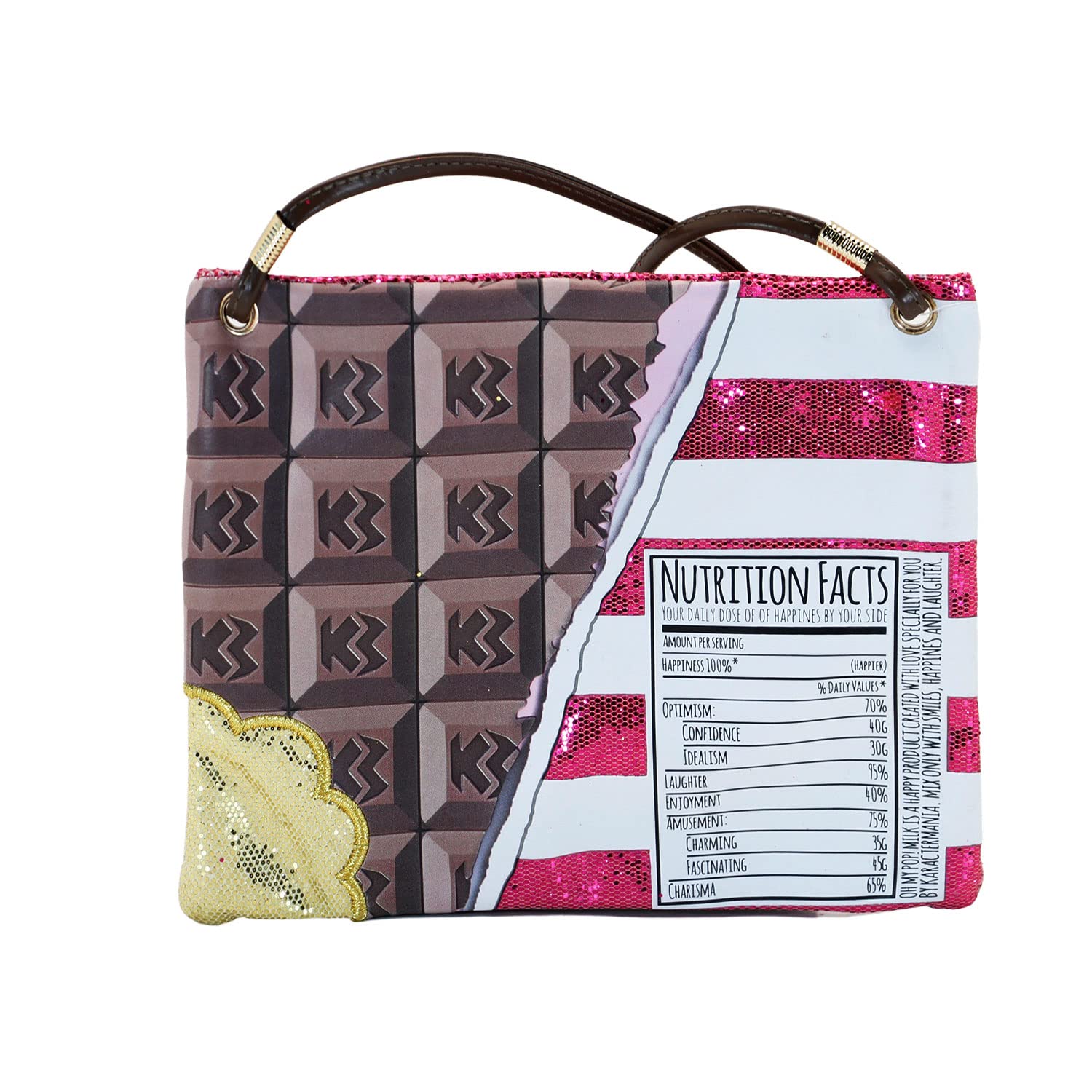 oh-my-pop-chocolat-sac-bandouli-re-mini-rose-22-cm image 3