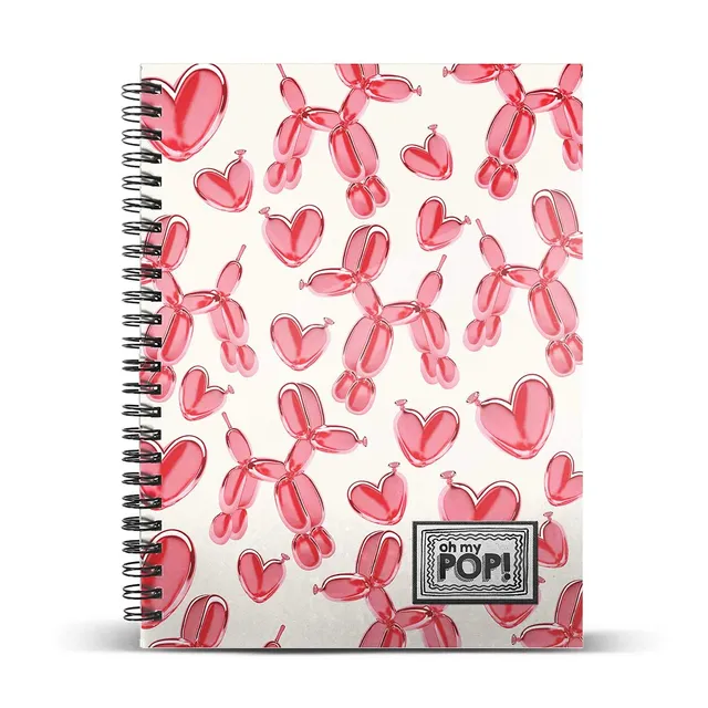 oh-my-pop-globoniche-cahier-spirale-a5-quadrill image 1