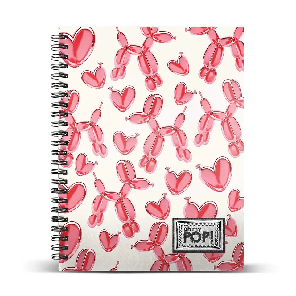 oh-my-pop-globoniche-cahier-spirale-a5-quadrill image 1