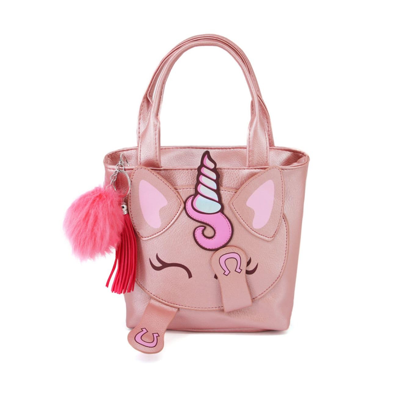 oh-my-pop-unicorn-shy-sac-main-rose-25-cm image 1