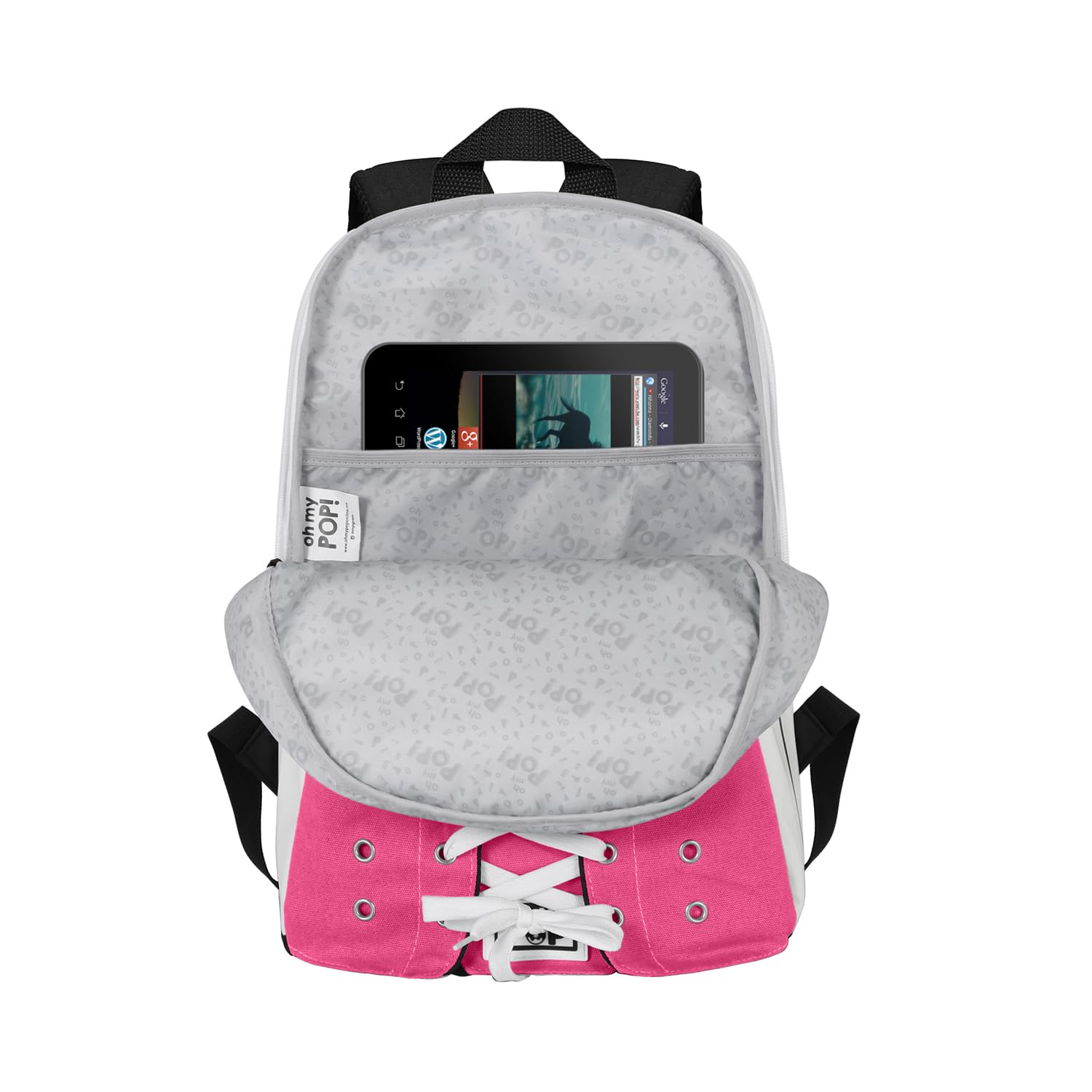 oh-my-pop-sneakers-sac-dos-fuchsia-20-l image 4