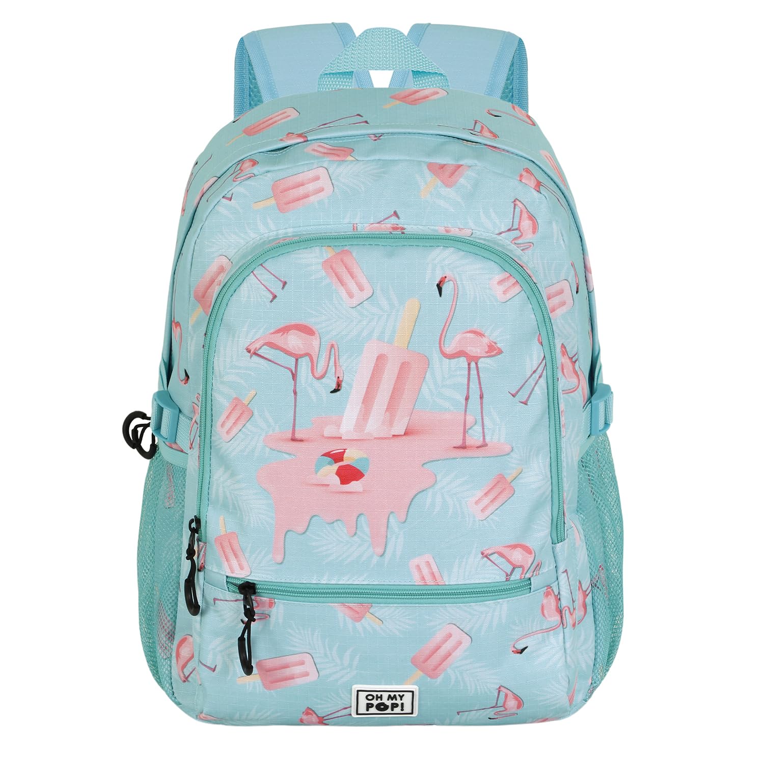 oh-my-pop-ice-flamingo-fight-fan-2-2-sac-dos-turquoise-24l image 2