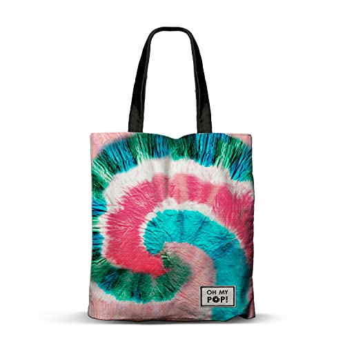 oh-my-pop-voyage-sac-shopping-noir-33x40-cm image 2