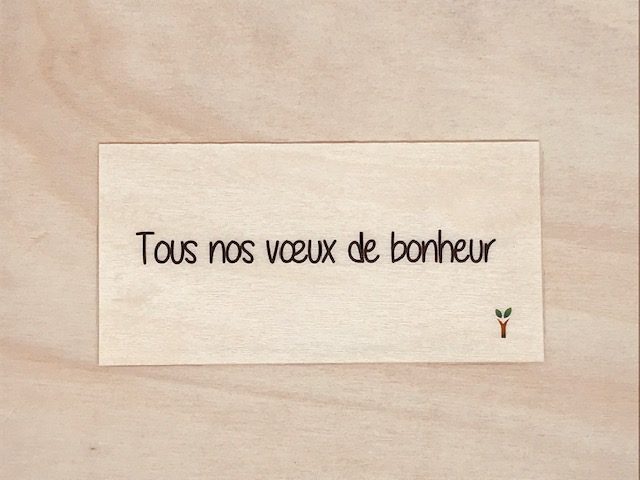 hylarion-cartes-tous-nos-voeux-de-bonheur-carte-bois-10x5-cm image 1