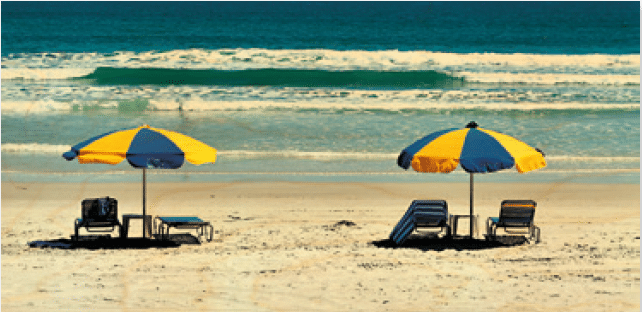 hironwoods-carte-bois-panoramique-deux-parasols-plage-100x200mm image 1