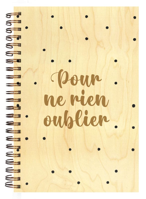 hironwoods-carnet-couverture-bois-ne-rien-oublier-146x94mm image 1
