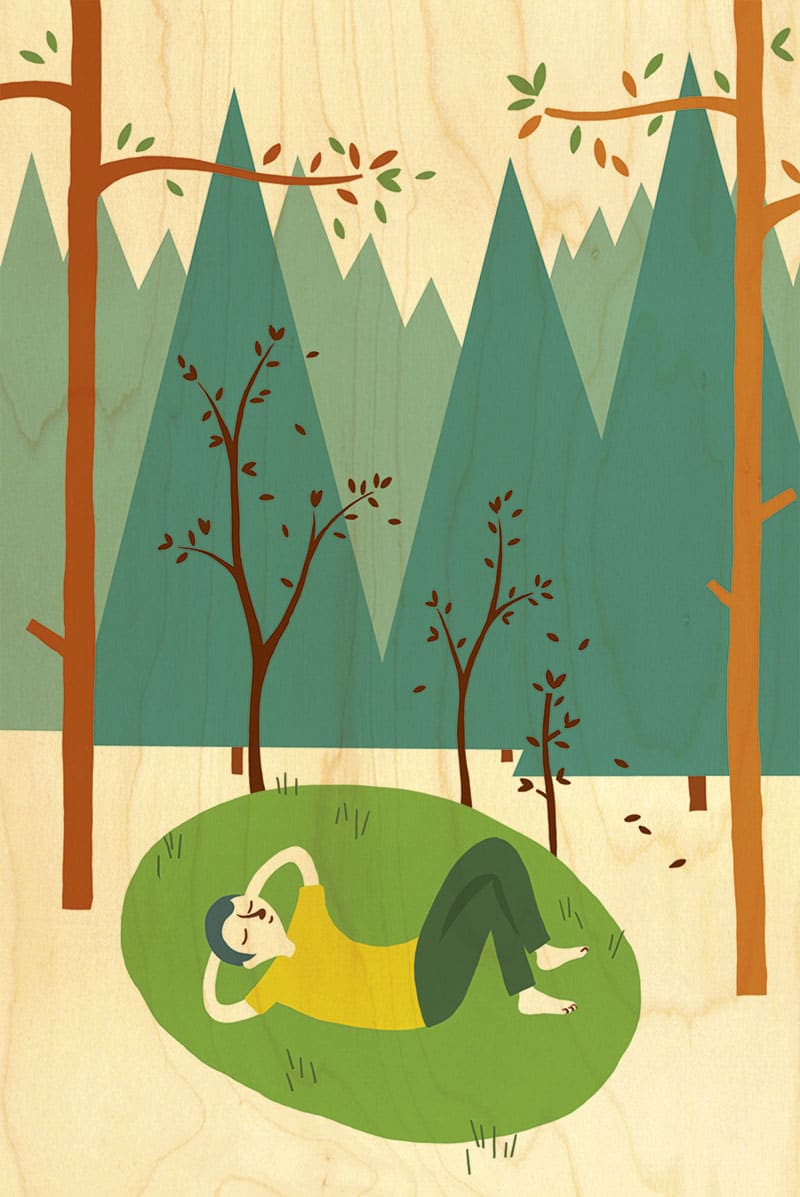 hironwoods-ana-s-sieste-carte-postale-bois-100x150mm-d-tente image 1
