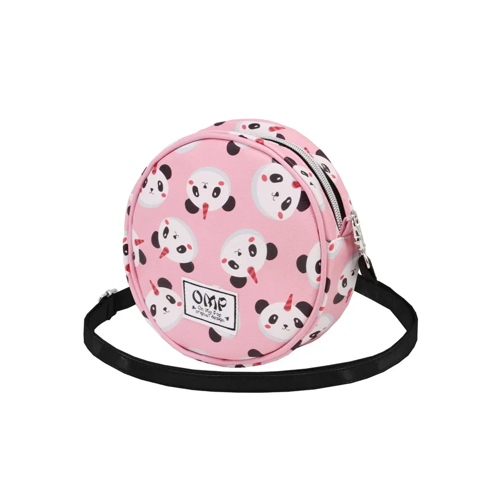 oh-my-pop-pandicorn-rosa-sac-bandouli-re-rond-rose-18-5-cm image 1