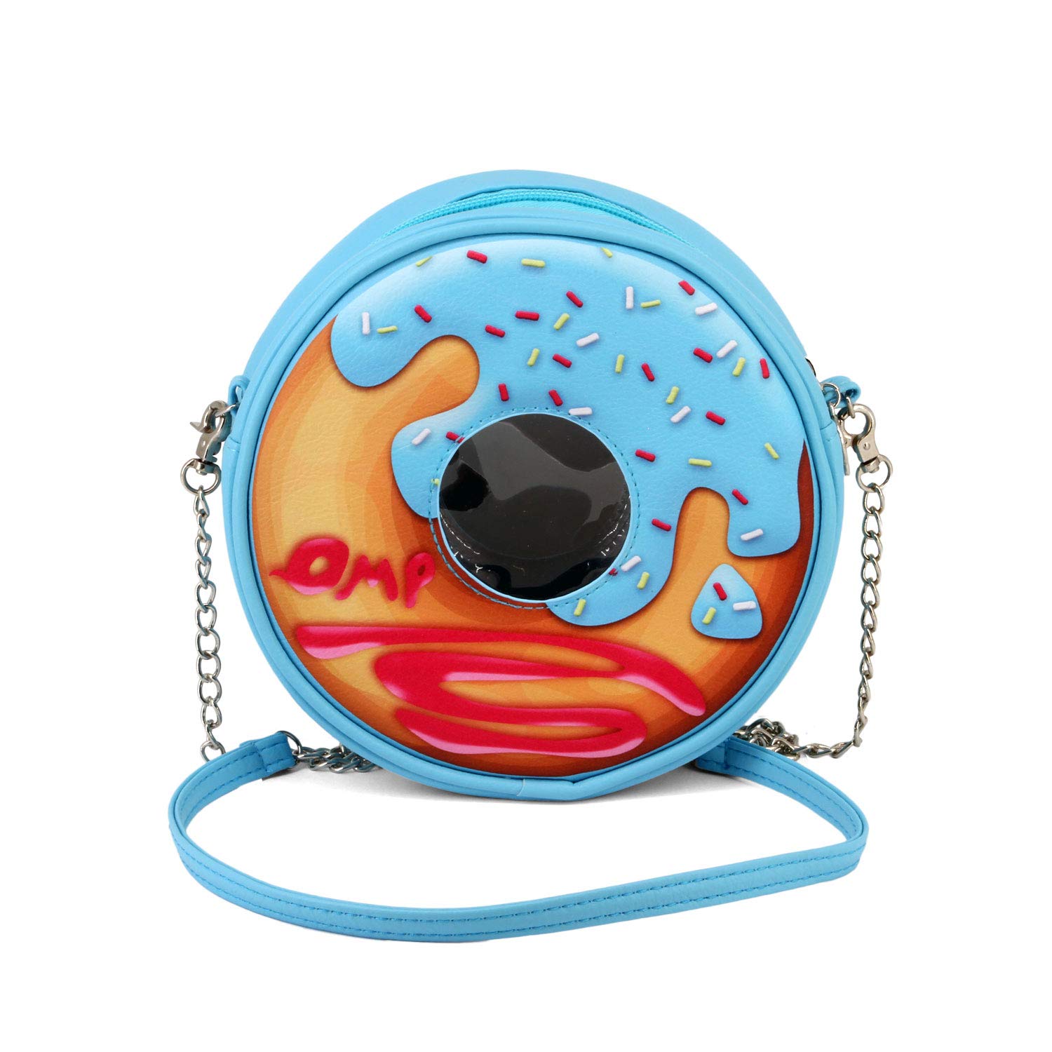 oh-my-pop-donut-sac-bandouli-re-rond-bleu image 2