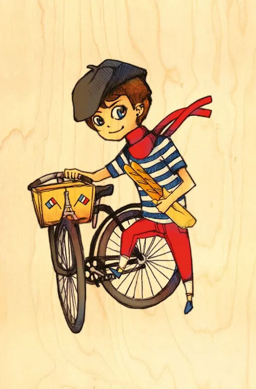hironwoods-magnet-bois-poncho-titi-parisien image 1