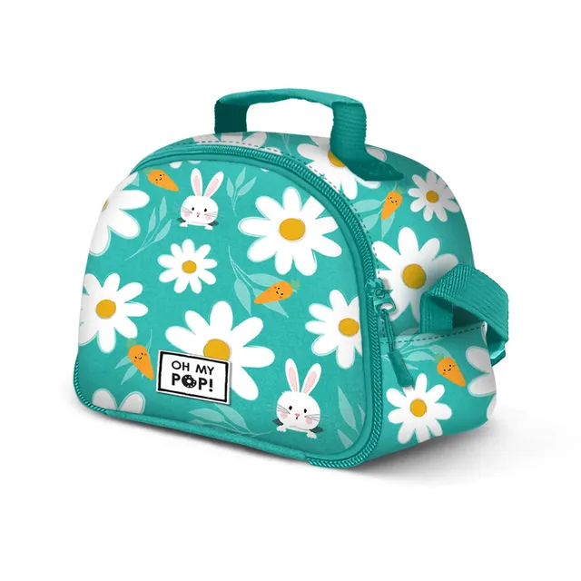 oh-my-pop-blooming-sac-repas-isotherme-turquoise image 1