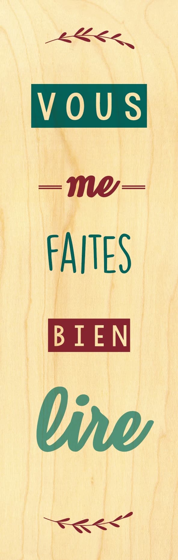 hironwoods-marque-pages-marque-page-bois-vous-me-faites-lire image 1