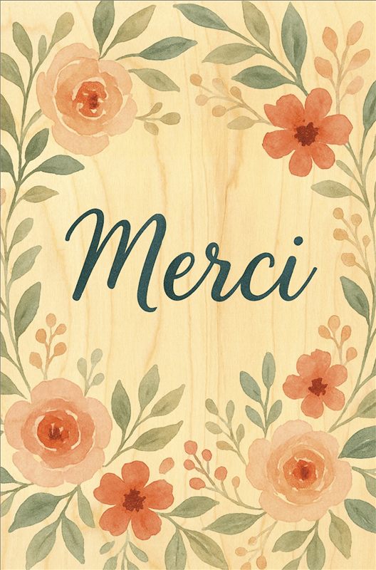 hironwoods-cartes-evenements-merci-fleurs-pastel-carte-bois-100x150mm image 1