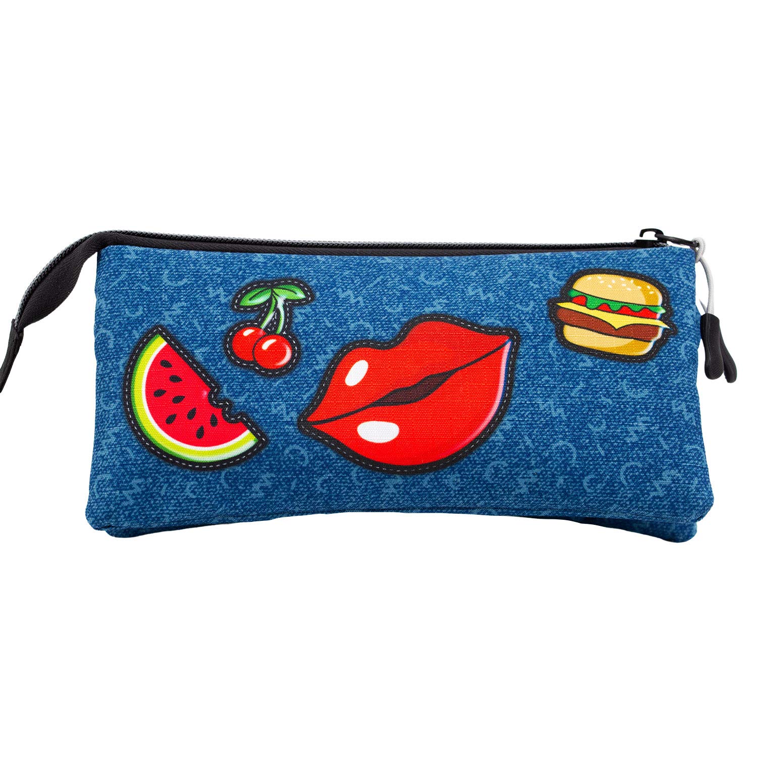 oh-my-pop-patches-triple-trousse-bleu-fonc-23-cm image 2