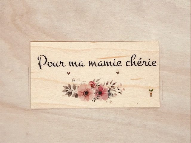 hylarion-cartes-mamie-ch-rie-carte-bois-10x5-cm image 1