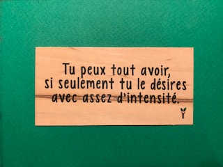 hylarion-cartes-tu-peux-tout-avoir-carte-en-bois-10x5-cm image 1