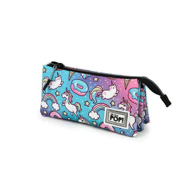 oh-my-pop-dream-trousse-triple-multicolore-3-compartiments image 1