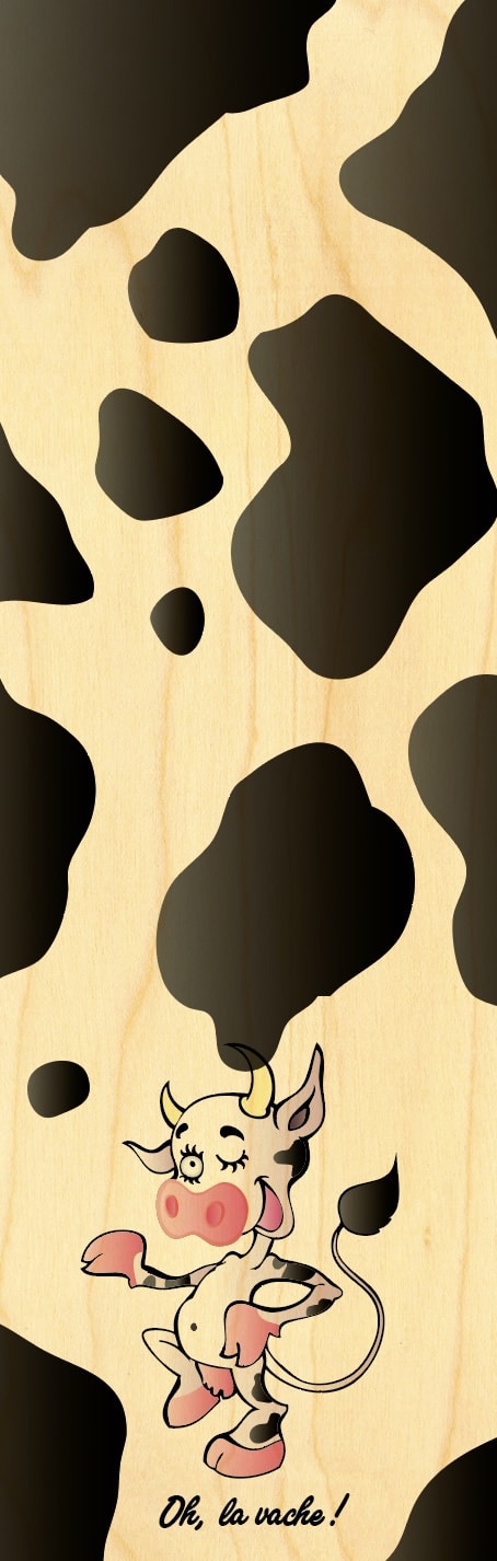 hironwoods-marque-pages-signet-bois-vache-noire image 1