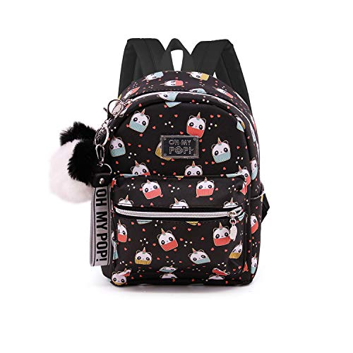 oh-my-pop-pandicorn-sac-dos-petit-noir-poches image 5