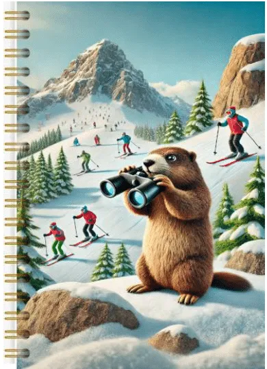 hironwoods-marmotte-jumelles-carnet-bois-146x94mm image 1