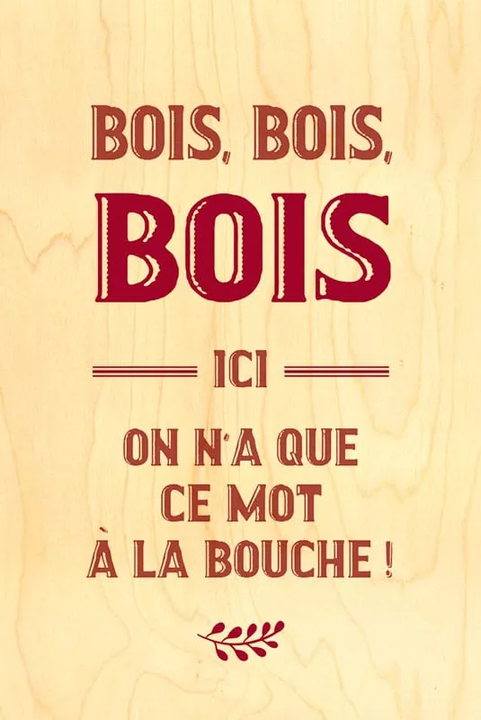 hironwoods-happy-wood-carte-postale-bois-bois-bois-bois-100x150mm image 1