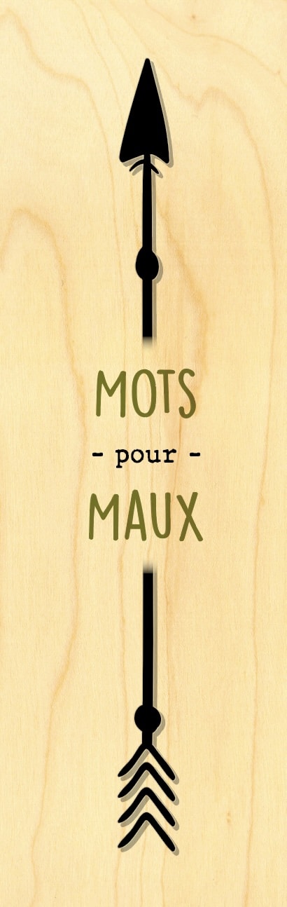 hironwoods-marque-pages-mots-pour-maux-marque-page-bois image 1