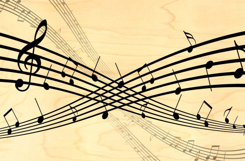 hironwoods-100x150-carte-postale-bois-notes-musique image 1