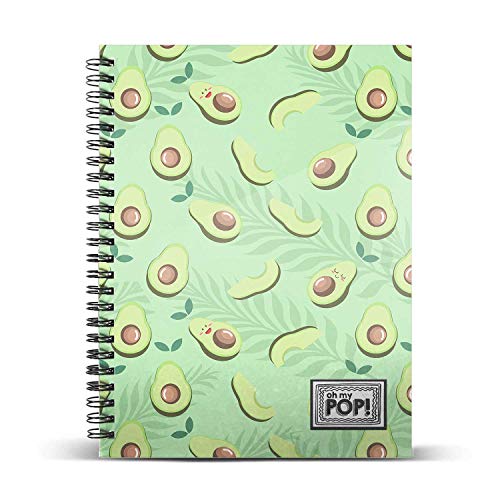 oh-my-pop-awacate-cahier-a4-quadrill-120-feuilles-rigide image 2