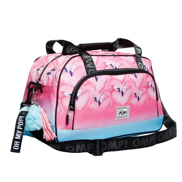oh-my-pop-flaming-sac-de-sport-pocket-30-x-45-cm image 1