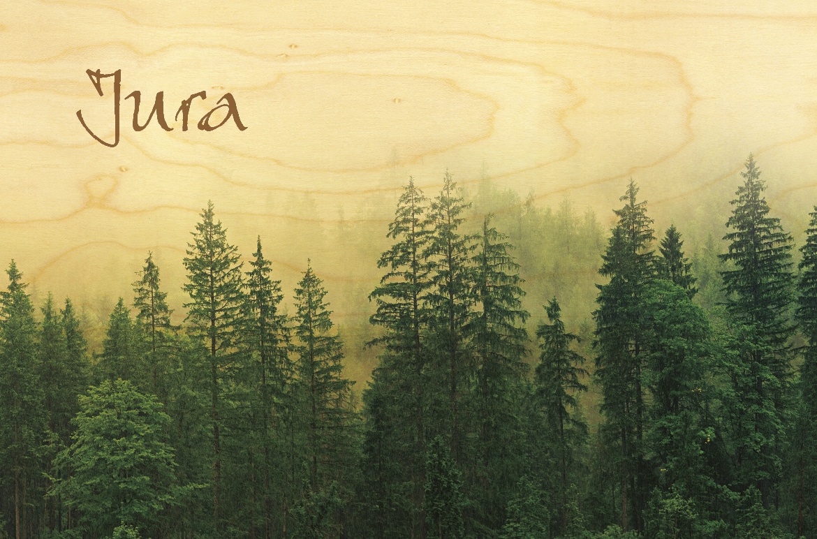 hironwoods-be-wild-jura-carte-postale-bois-100x150mm-for-t image 1