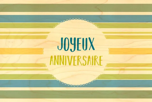 hironwoods-carte-bois-anniversaire-rayures-anniv image 1