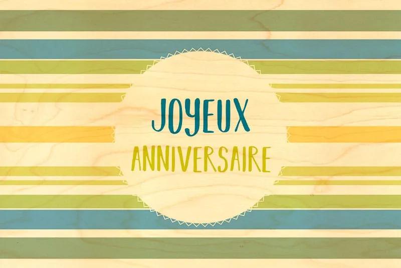 hironwoods-carte-bois-anniversaire-rayures-anniv image 1