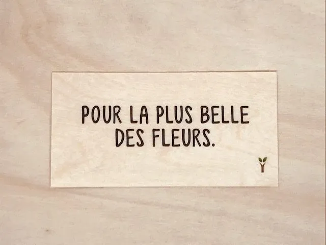 hylarion-cartes-belle-fleur-carte-bois-10x5-cm image 1