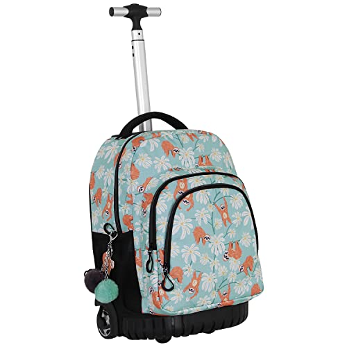 oh-my-pop-lazy-gts-fan-sac-dos-roulettes-turquoise image 7