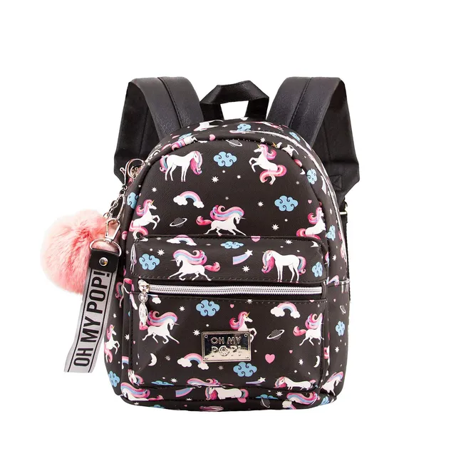 oh-my-pop-licorne-sac-dos-fashion-petit-multicolore image 1