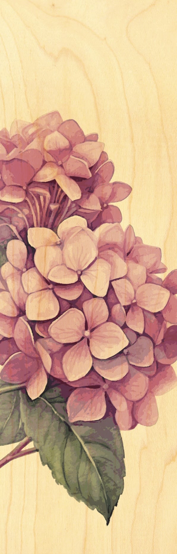 hironwoods-marque-pages-hortensia-marque-page-bois-fleur image 1