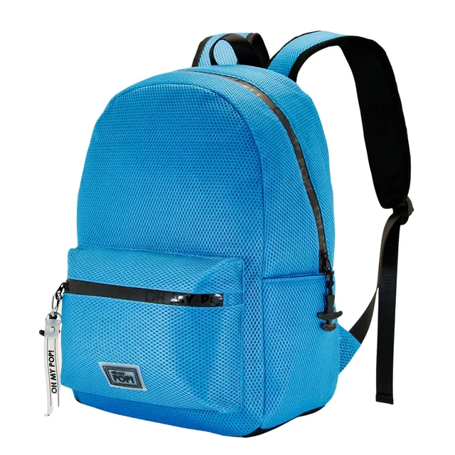 oh-my-pop-mesh-sac-dos-bleu-maille-polyester image 1